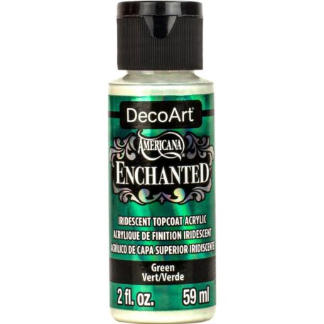 Akrilfesték - Irizáló 59 ml, Green / DecoArt Americana® Enchanted (1 db)