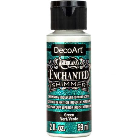 Akrilfesték - Irizáló 59 ml, Shimmer Green / DecoArt Americana® Enchanted (1 db)