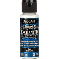   Akrilfesték - Irizáló 59 ml, Shimmer Blue / DecoArt Americana® Enchanted (1 db)