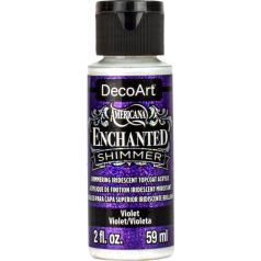   Akrilfesték - Irizáló 59 ml, Shimmer Violet / DecoArt Americana® Enchanted (1 db)