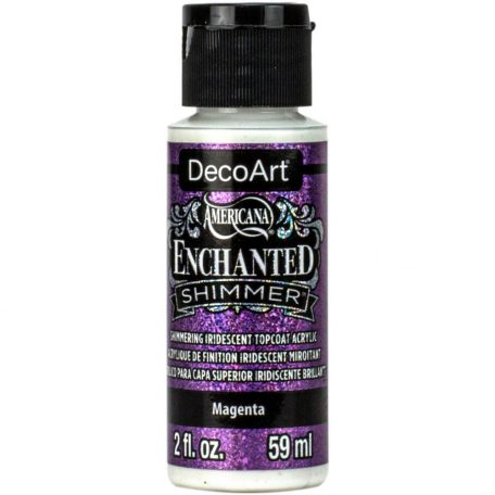 Akrilfesték - Irizáló 59 ml, Shimmer Magenta / DecoArt Americana® Enchanted (1 db)