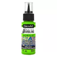   Márványozó festék 59 ml Yellow Green / Sárgás zöld DecoArt Water Marbling Paint (1 db)