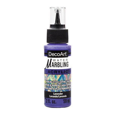 Márványozó festék 59 ml, Marbling Lavender / DecoArt Water Marbling Paint (1 db)