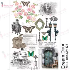   Dress My Craft Transzfer fólia A4 - Dream Door - Transfer Me (1 db)