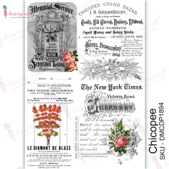   Dress My Craft Transzfer fólia A4 - Chicopee - Transfer Me (1 db)
