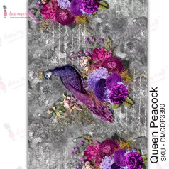   Dress My Craft Transzfer fólia A4 - Queen Peacock - Transfer Me (1 db)