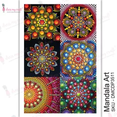   Dress My Craft Transzfer fólia A4 - Mandala Art - Transfer Me (1 db)