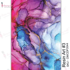   Dress My Craft Transzfer fólia A4 - Resin Art #3 - Transfer Me (1 db)