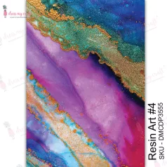   Dress My Craft Transzfer fólia A4 - Resin Art #4 - Transfer Me (1 db)