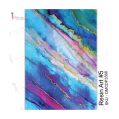   Dress My Craft Transzfer fólia A4 - Resin Art #5 - Transfer Me (1 db)