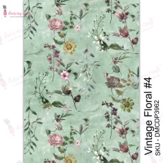   Dress My Craft Transzfer fólia A4 - Vintage Floral #4 - Transfer Me (1 db)