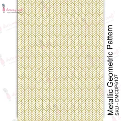   Dress My Craft Transzfer fólia A4 - Metallic Geometric Pattern - Transfer Me (1 db)