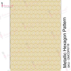   Dress My Craft Transzfer fólia A4 - Metallic Hexagon Pattern - Transfer Me (1 db)