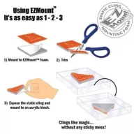   Hablap, gumibélyegzőlapokhoz / EZ Mount Single Foam Sheet (1 db)