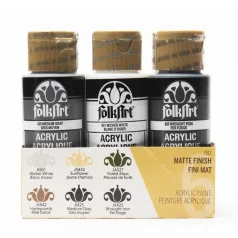   Akrilfesték készlet - matt , Farmhouse  / Folkart Acrylic Matte Paint (6 db)