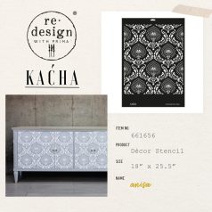   Re-Design with Prima Kacha Anisa Dekor Stencil 18"x25.5" (45x65cm) Decor Stencils (1 db)