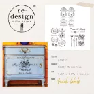 Re-Design with Prima Transzfer fólia 8.5"x11" (21x28cm) French Labels - Decor Transfers (1 csomag)