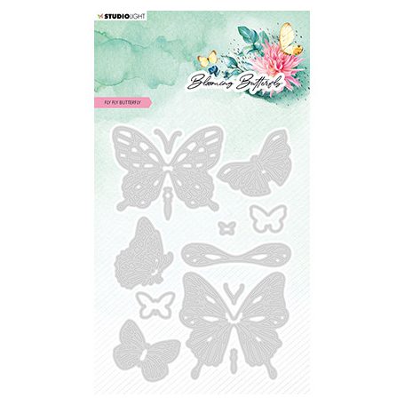 Vágósablon , Fly fly butterfly Blooming Butterfly nr.484 / SL Cutting Die (1 csomag)
