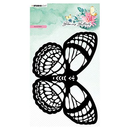 Stencil , Big butterfly Blooming Butterfly nr.168 / SL Mask (1 db)