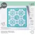 SIZZIX Stencil 665840, Geo Background  / Sizzix Layered Stencil (1 csomag)