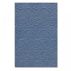   SIZZIX domborító mappa 666054, Ornament. Spiral  / Sizzix 3-D Textured Impressions Embossing Folder (1 csomag)