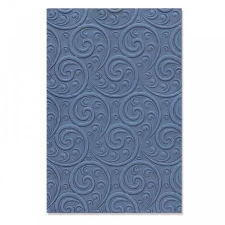 SIZZIX domborító mappa 666054, Ornament. Spiral  / Sizzix 3-D Textured Impressions Embossing Folder (1 csomag)