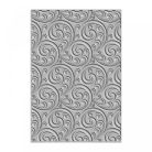 SIZZIX domborító mappa 666054, Ornament. Spiral  / Sizzix 3-D Textured Impressions Embossing Folder (1 csomag)