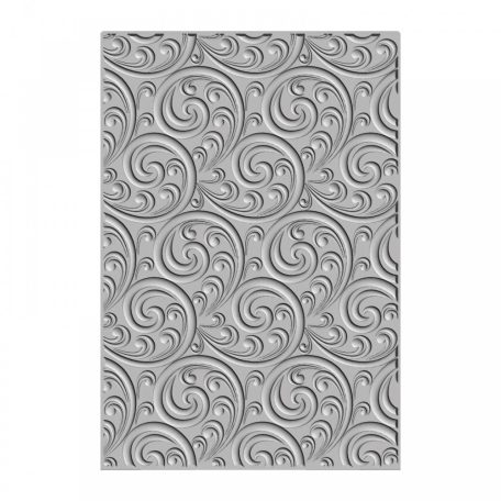 SIZZIX domborító mappa 666054, Ornament. Spiral  / Sizzix 3-D Textured Impressions Embossing Folder (1 csomag)