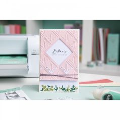   SIZZIX domborító mappa, vágósablonnal 666136, Ornate Frame  / Sizzix Impresslits Embossing Folder & Dies (1 csomag)