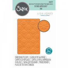   SIZZIX domborító mappa 666137, Mini Mosaic / Sizzix Multi-Level Textured Impressions Mini Embossing Folder (1 csomag)
