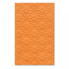   SIZZIX domborító mappa 666137, Mini Mosaic / Sizzix Multi-Level Textured Impressions Mini Embossing Folder (1 csomag)