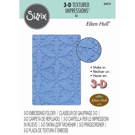 SIZZIX 3D Domborító mappa 666154, Tablecloth  / Sizzix 3-D Textured Impressions Embossing Folder (1 csomag)