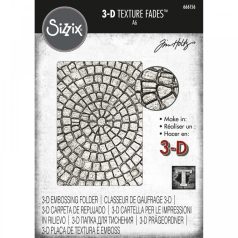   SIZZIX 3D Domborító mappa 666156, Mosaic  Tim Holtz/ Sizzix 3-D Textured Impressions Embossing Folder (1 csomag)