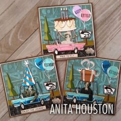   SIZZIX vágósablon 666288, Road Trip Colorize  Tim Holtz/ Sizzix Thinlits Die Set  (1 csomag)