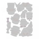 SIZZIX vágósablon 666289, Tailored  Tim Holtz/ Sizzix Thinlits Die Set  (1 csomag)