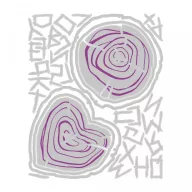   SIZZIX vágósablon 666291, Wood Slice  Tim Holtz/ Sizzix Thinlits Die Set  (1 csomag)