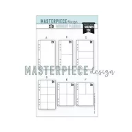   Planner Album lapvédő 4x8, Variety - 2x design A-F / Masterpiece Memory P-Pocket Page sleeves (12 db)