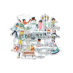 Kivágatok , Snowy winter  / Masterpiece Die-cuts (1 csomag)