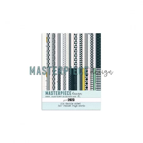 Komment kártyák 3x4, Year 2023 / Masterpiece Pocket Page cards (20 lap)