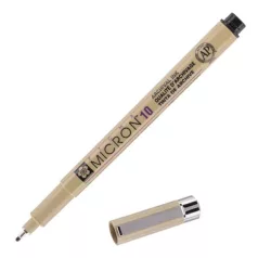   Sakura Pigma Micron Tűfilc (műszaki rajztoll) 10 (0,6 mm), Fekete (1 db)