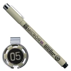   Sakura Pigma Micron Tűfilc (műszaki rajztoll) 05 (0,45 mm), Fekete (1 db)