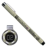   Sakura Pigma Micron Tűfilc (műszaki rajztoll) 02 (0,3 mm), Fekete (1 db)