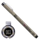 Sakura Pigma Micron Tűfilc (műszaki rajztoll) 003 (0,15 mm), Fekete (1 db)