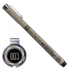  Sakura Pigma Micron Tűfilc (műszaki rajztoll) 003 (0,15 mm), Fekete (1 db)