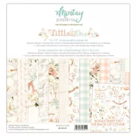   MINI Papírkészlet kivágóívvel 12" (30 cm),  / Mintay Little One (7 lap)