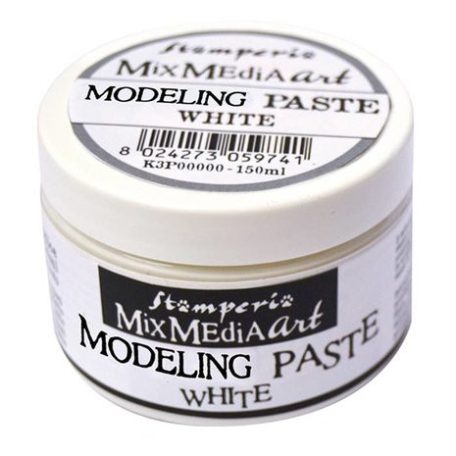Modellező paszta 150 ml, White / Stamperia Modelling Paste (1 db)