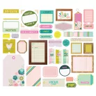Kivágatok , Journal Bits / Simple Stories Flea Market (1 csomag)