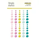 Díszítőelem , Enamel Dots / Simple Stories Flea Market (1 ív)