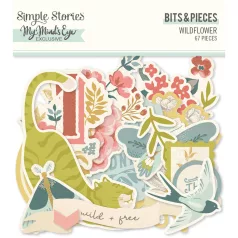   Kivágatok , Bits & Pieces / Simple Stories Wildflower (1 csomag)