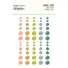 Díszítőelem, Enamel Dots / Simple Stories Wildflower (1 ív)